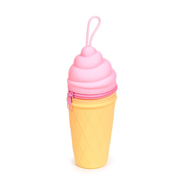 Foodiemals Ice Cream Shaped Silicone Pencil Case