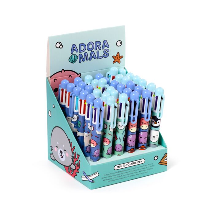 Adoramals Sealife Multi Colour Pen (6 Colours)