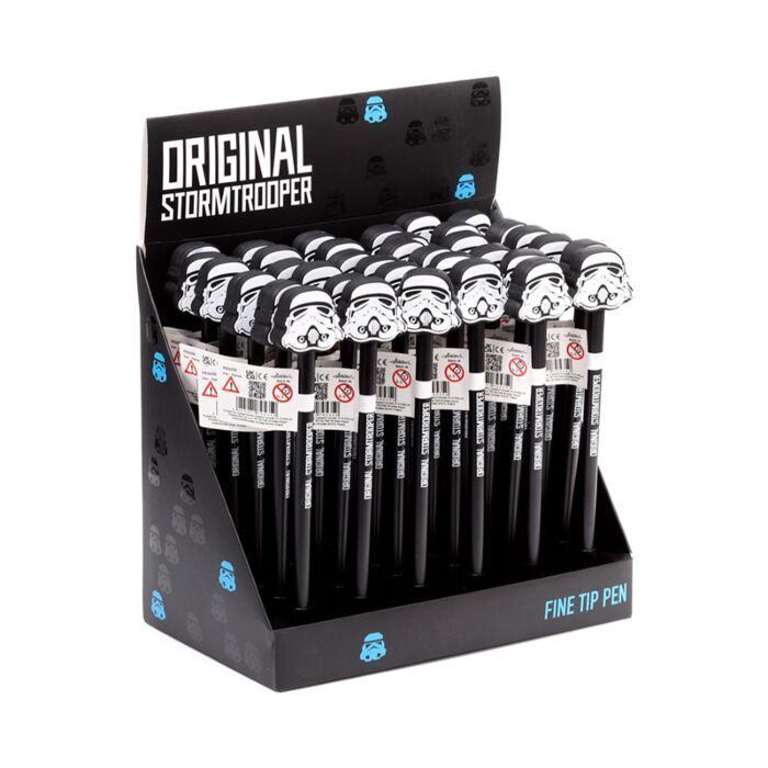 The Original Stormtrooper Fine Tip Pen with Double-Sided PVC Topper