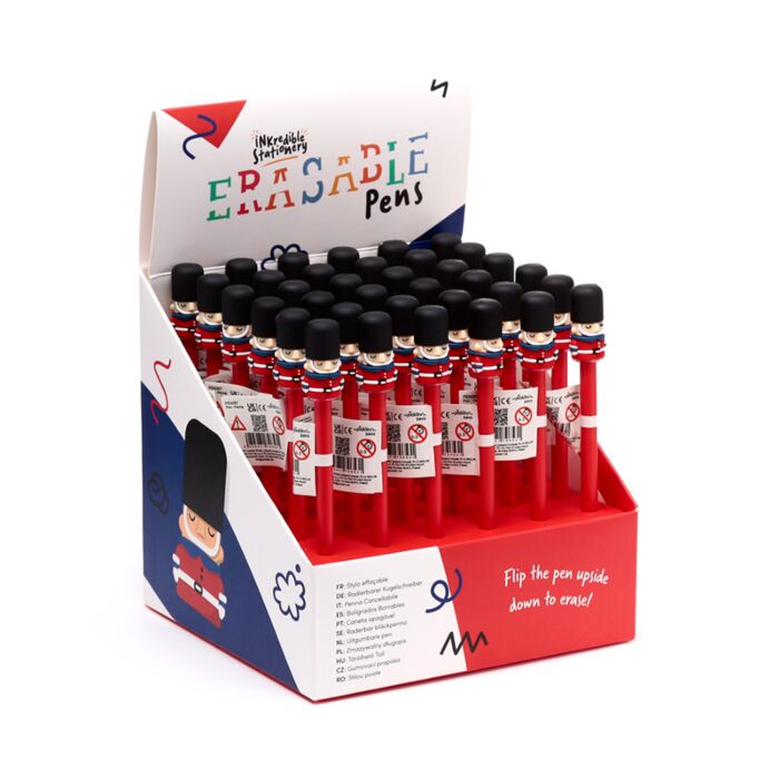 Inkredible Erasable Pen with London Guardsman Topper