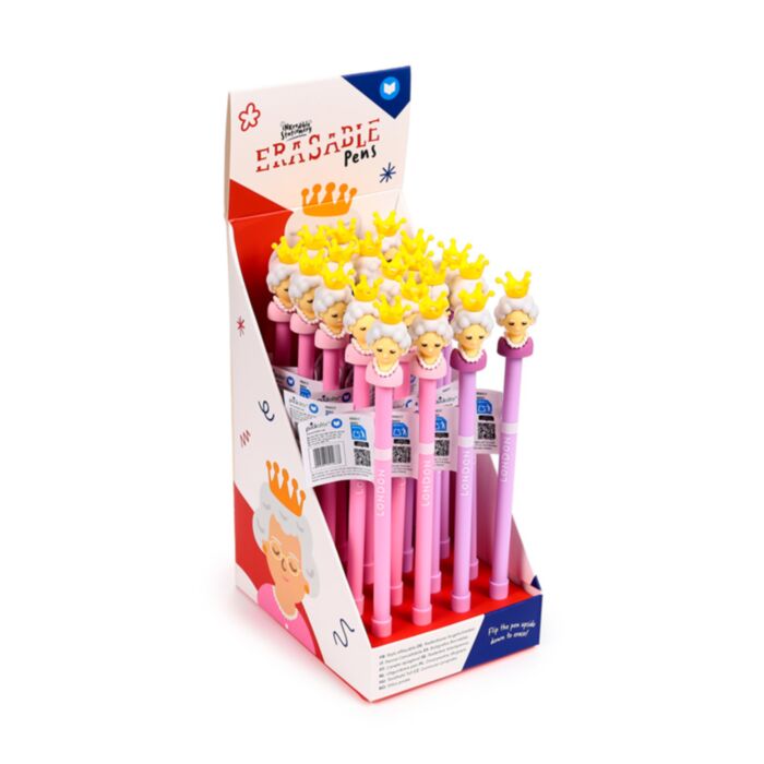 London Queen Erasable Pen with Topper
