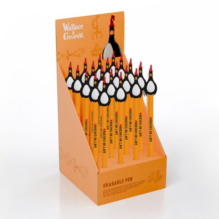 Wallace & Gromit Feather McGraw Erasable Pen with Topper