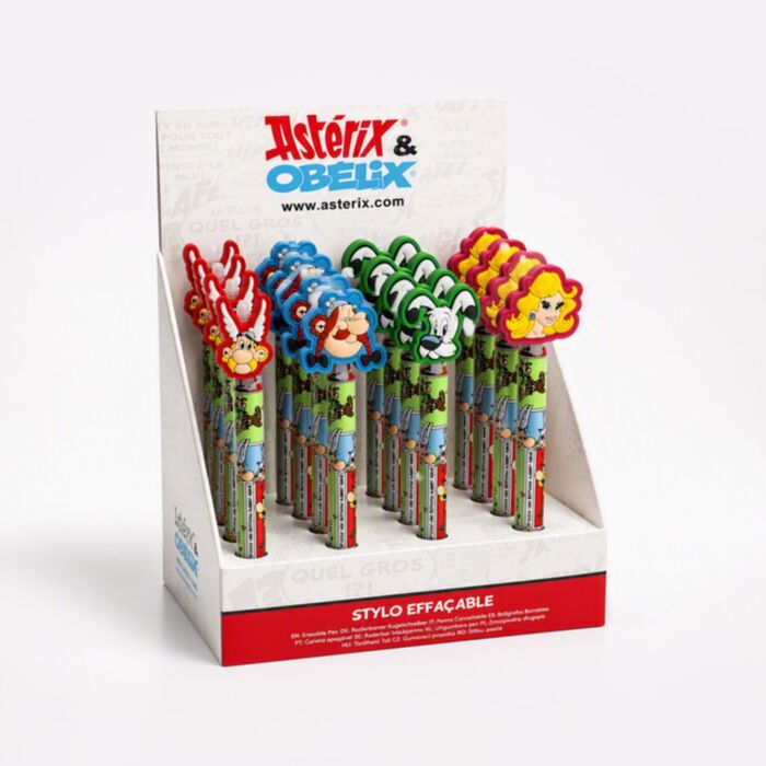 Asterix Erasable Pen with PVC Topper