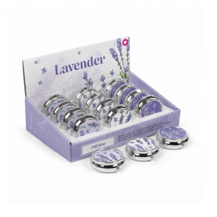 Lavender Pill Box