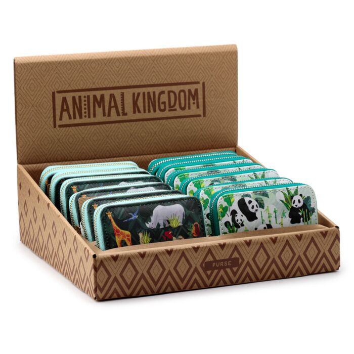 Animal kingdom Zip Around Small Wallet Purse