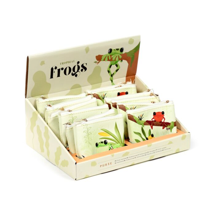 Tropical Frogs PVC Purse