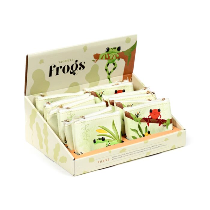 Tropical Frogs PVC Purse
