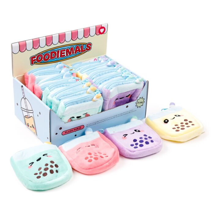 Foodiemals Bubble Tea Plush Mini Change Purse