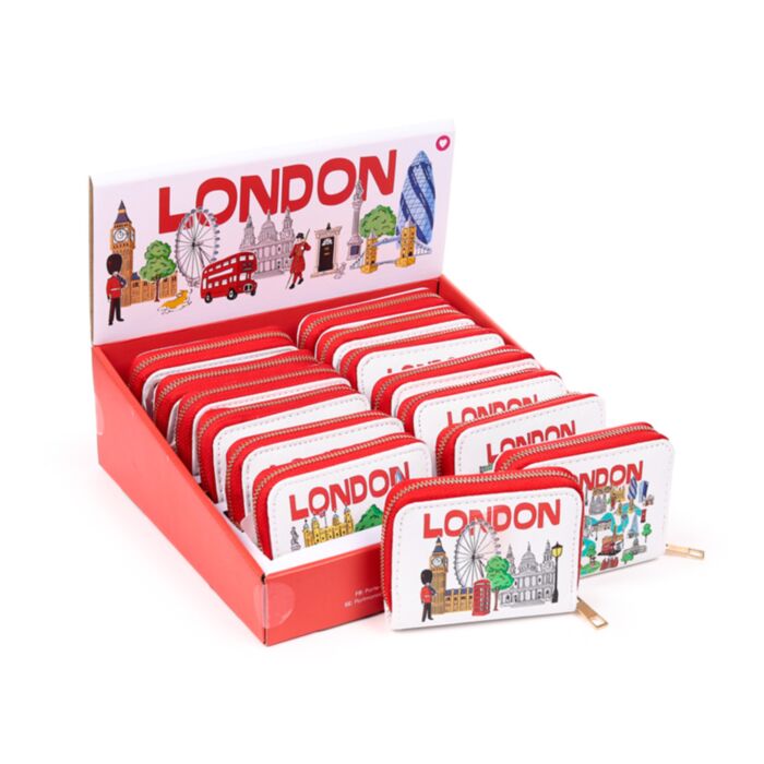 London Icons Zip Around Small Wallet Purse
