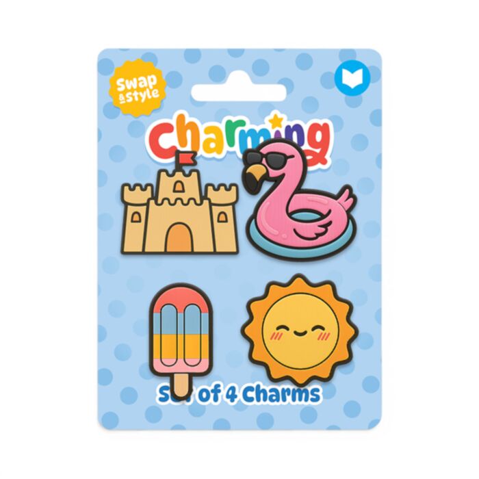 Summertime Holiday Set of 4 Charms
