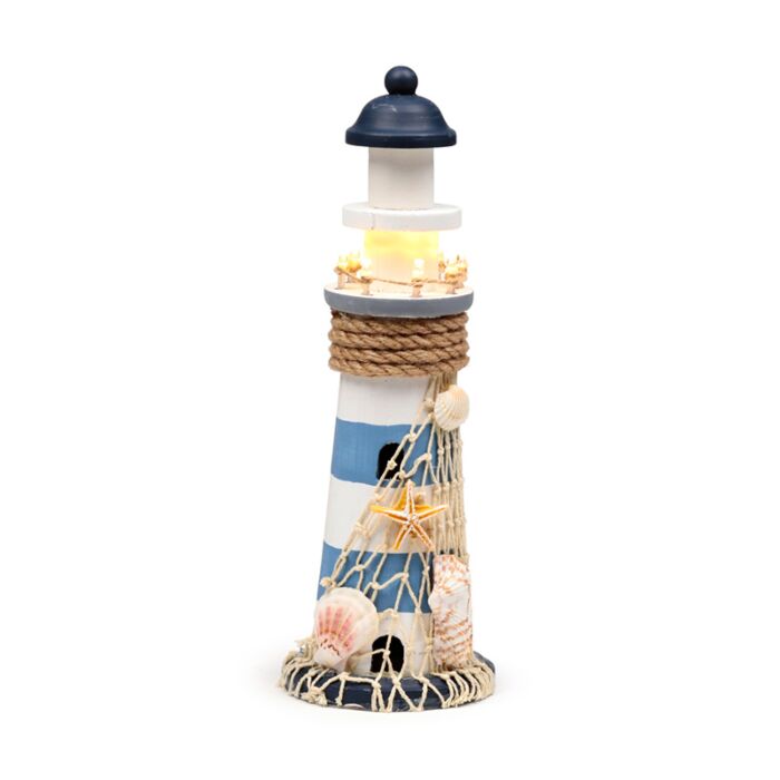 Souvenir Seaside - Lighthouse Figurines Seashells with LED light