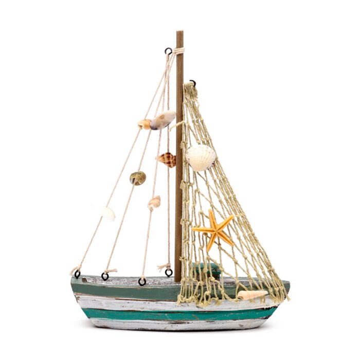 Souvenir Seaside - Sailing Boat Seashells