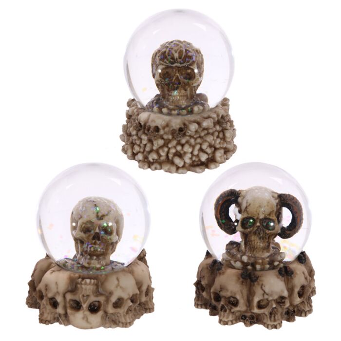 Multi Skulls Snow Globe