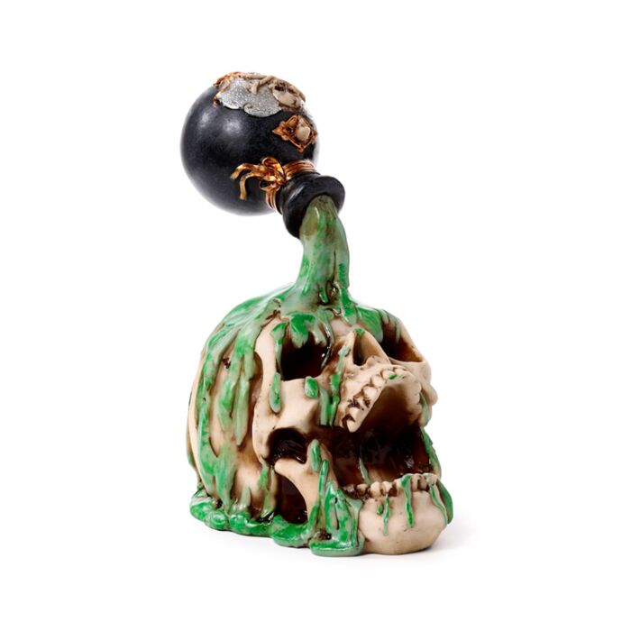 Screaming Skull with Green Potion