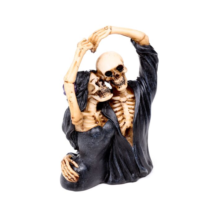 Skeleton Couple Heart Arms