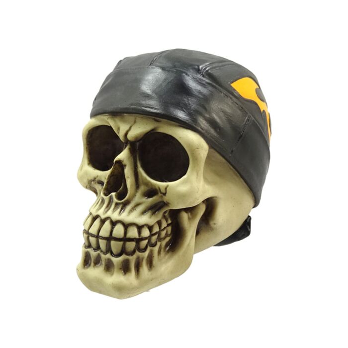 Skull with Biker Bandana Ornament