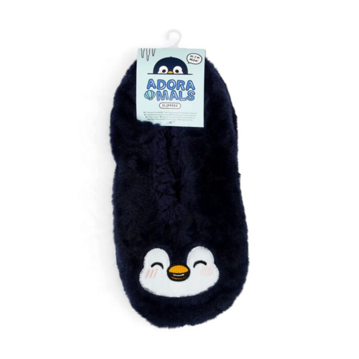 Adoramals Penguin Anti-Slip Plush Slip On Slippers EU39-41/UK6-8