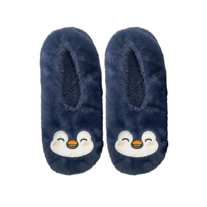 Adoramals Penguin Anti-Slip Plush Slip On Slippers EU36-38/UK3-5