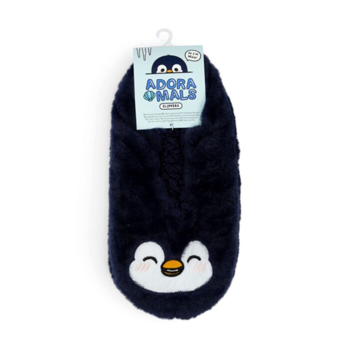 Adoramals Penguin Anti-Slip Plush Slip On Slippers EU36-38/UK3-5