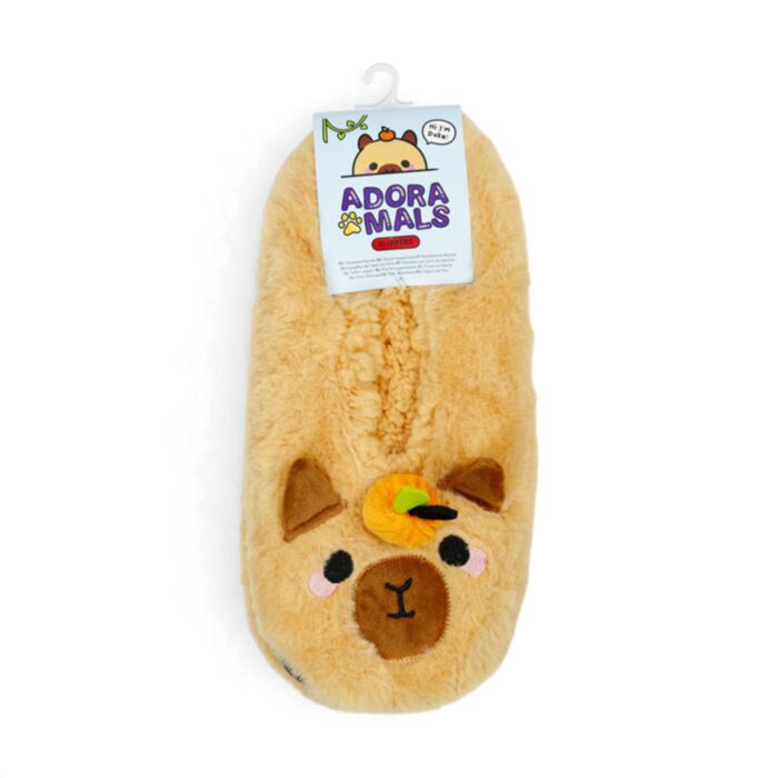 Capybara Anti-Slip Plush Slip On Slippers EU39-41/UK6-8