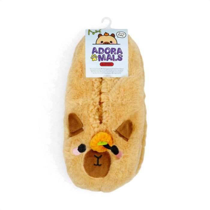 Capybara Anti-Slip Plush Slip On Slippers EU36-38/UK3-5