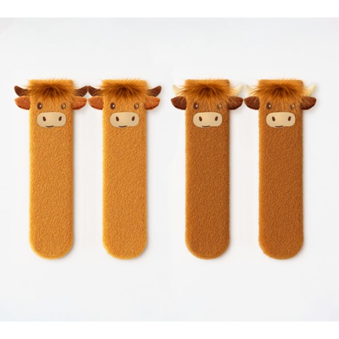 Highland Coo Cow Fluffy Cosy Socks