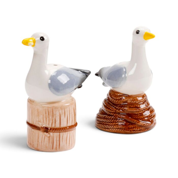 Seagull Buoy Ceramic Salt & Pepper Set