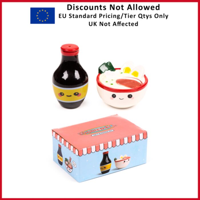 Nori the Ramen Foodiemals Ceramic Salt & Pepper Set