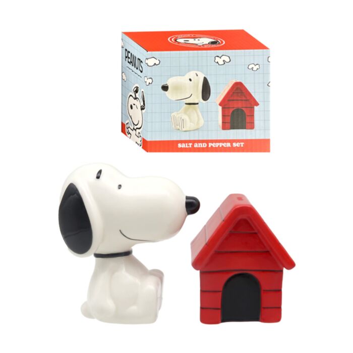 Peanuts Snoopy & Woodstock Ceramic Salt & Pepper Set