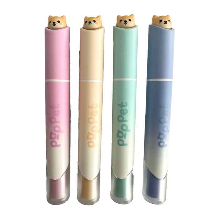 Adoramals Pets Shiba Inu Dog Pop Pet Highlighter Pen