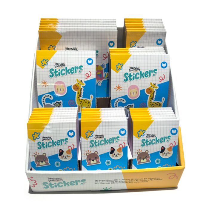 Adoramals Prefilled Sticker Book Display - 42 Assorted Sticker Books