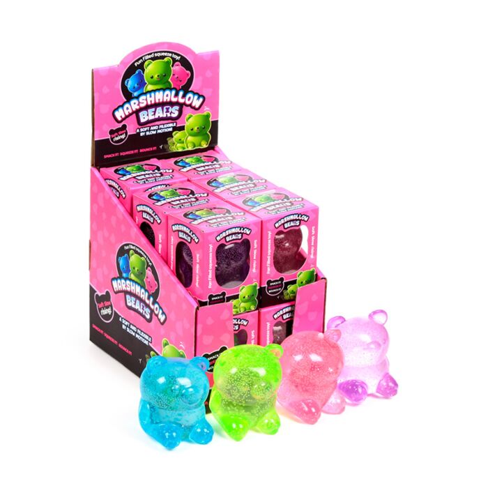 Maltose Squeezy Glow in the Dark Bear Stress Toy