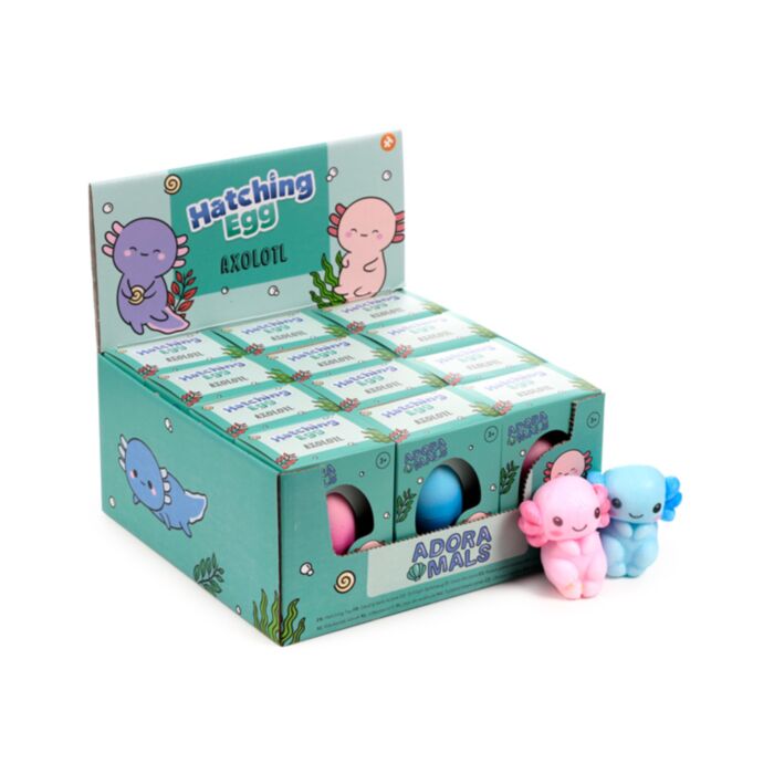 Adoramals Maddie the Axolotl Hatching Egg