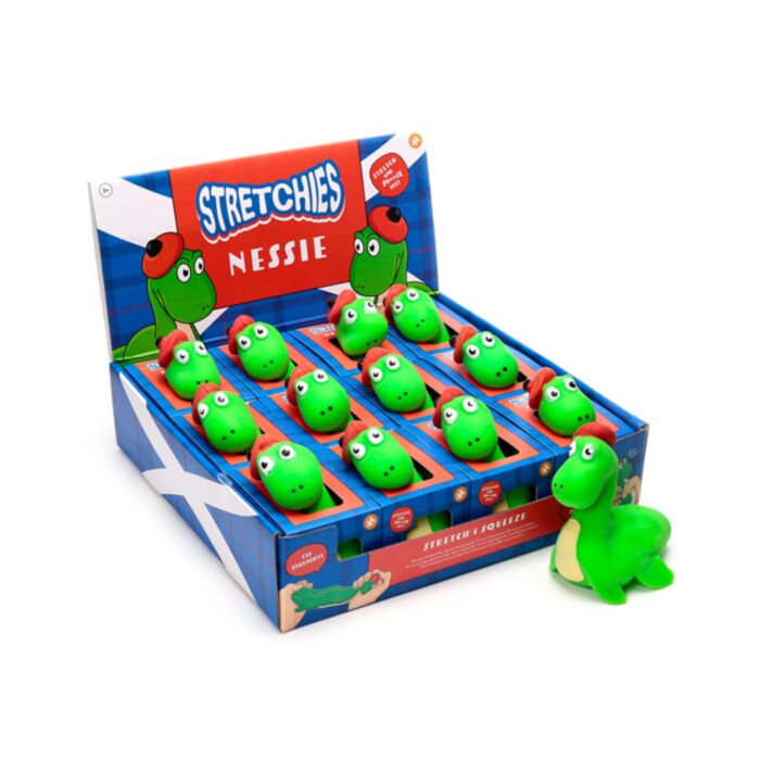 Squeezy Stretchy Nessie Scotland Souvenir Toy
