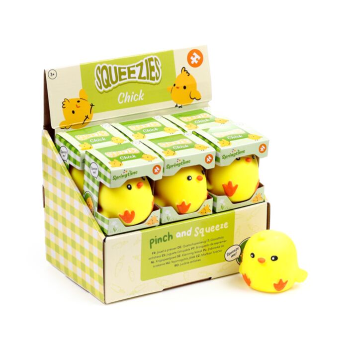Squeezy Stretchy Springtime Chick Toy