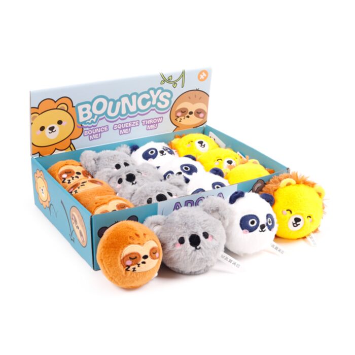 Adoramals Wild Zoo High Bounce Plush Bouncy Ball