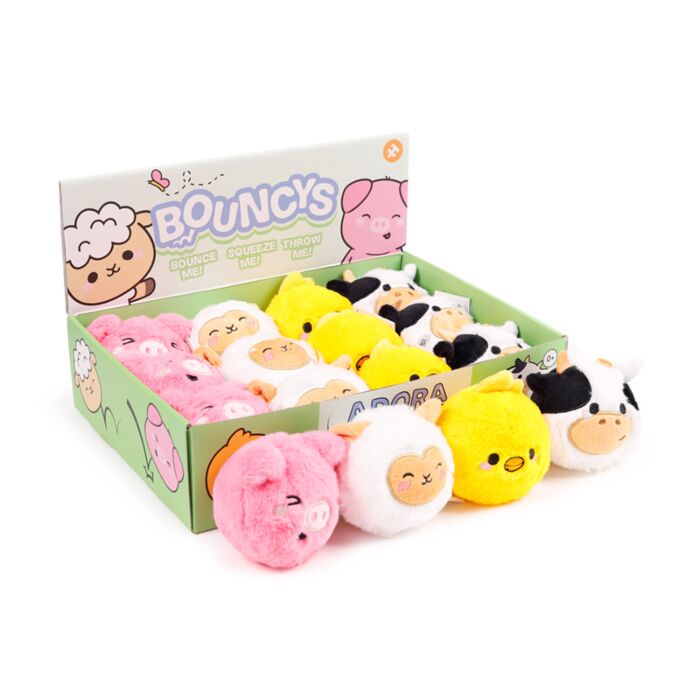 Adoramals Farm High Bounce Plush Bouncy Ball