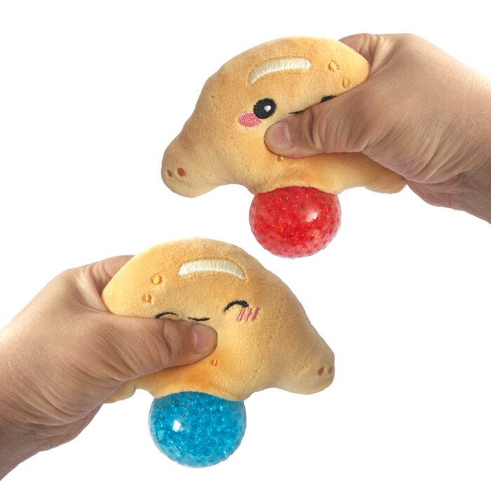 Queasy Squeezies Foodiemals Boulangerie Croissant Plush Squeezy Toy