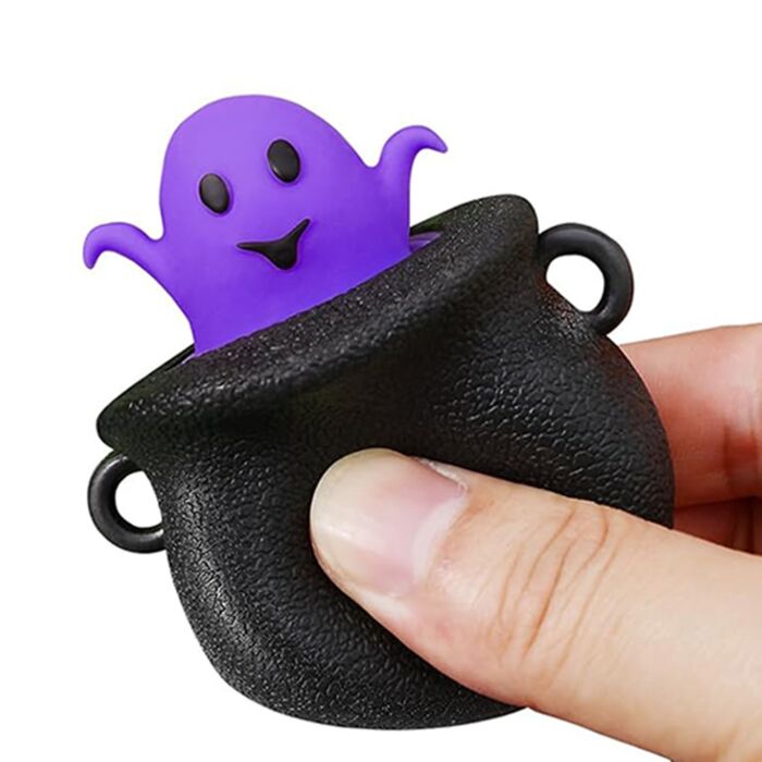Squeezy Spooky Cauldron Pop Out Toy