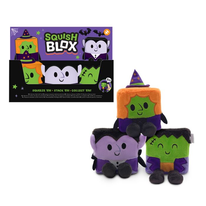 Squish Blox Spooky Memory Foam Large Plush Squeezy Toy