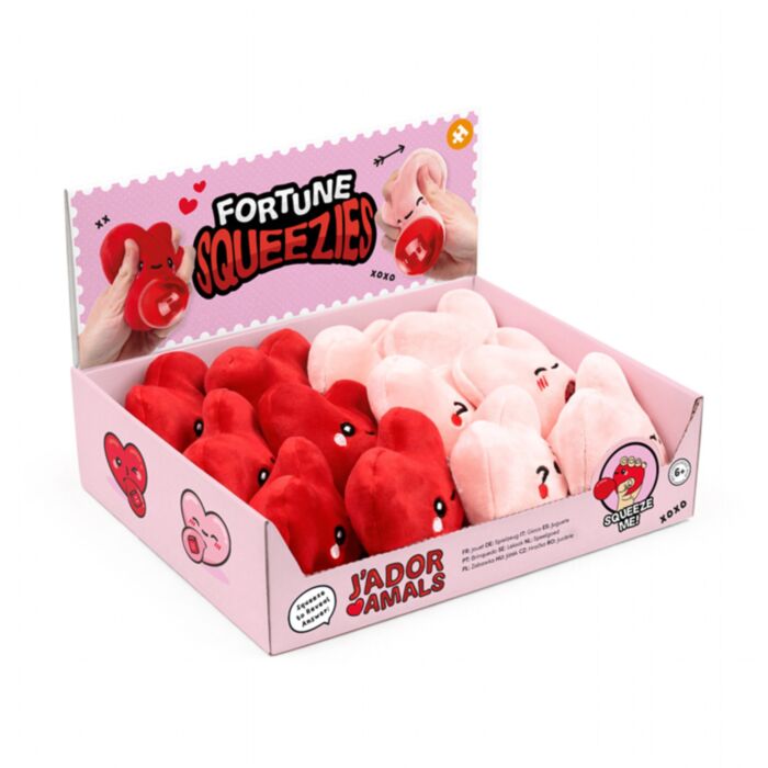 Queasy Squeezies Magic Fortune Teller J'Adoramals Heart Plush Squeezy Toy