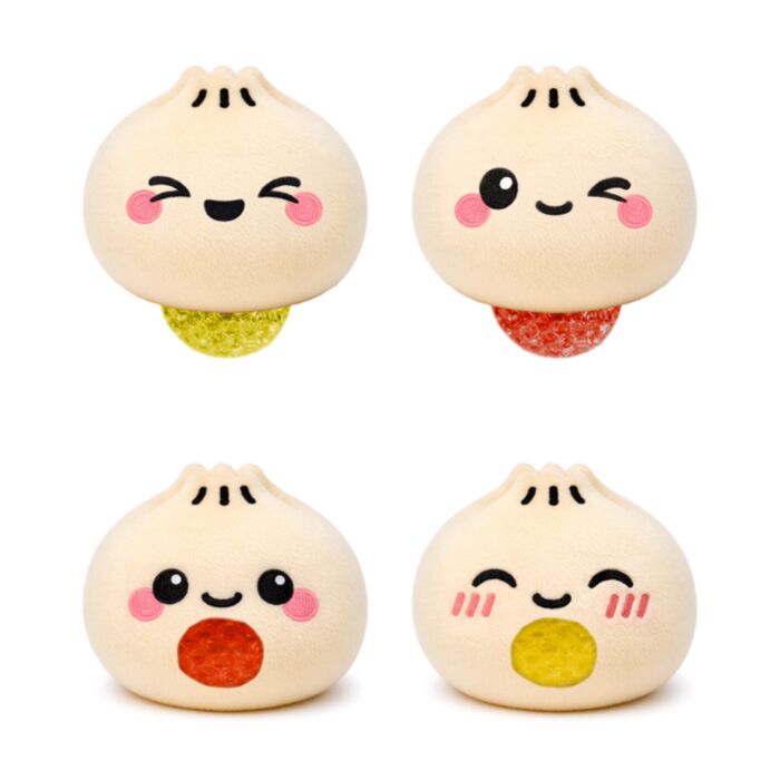 Queasy Squeezies Foodiemals Bao House Bao Bun Plush Squeezy Toy