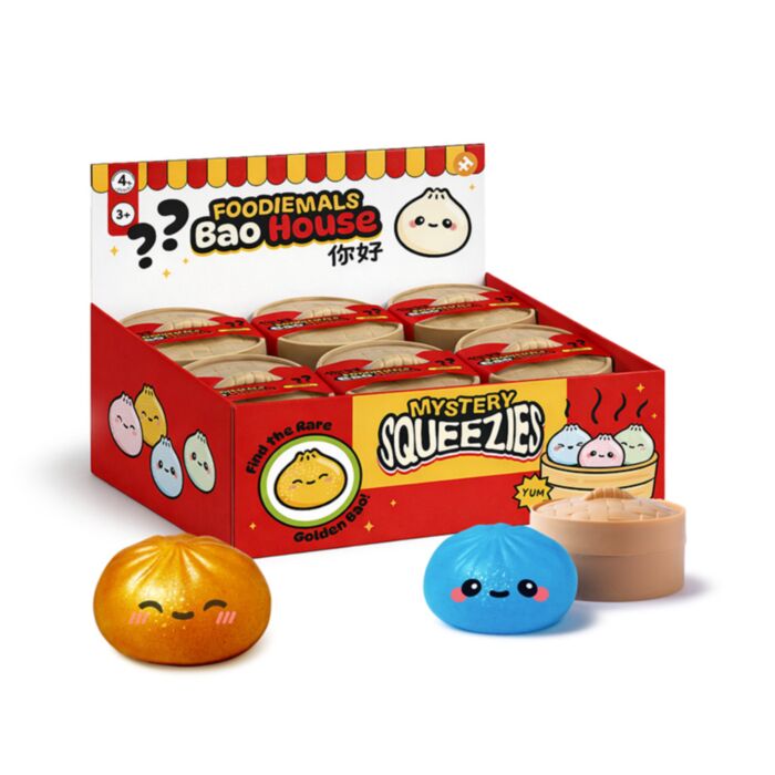 Mystery Foodiemals Bao House Bao Bun Maltose Squeezy Stress Toy Blind Box