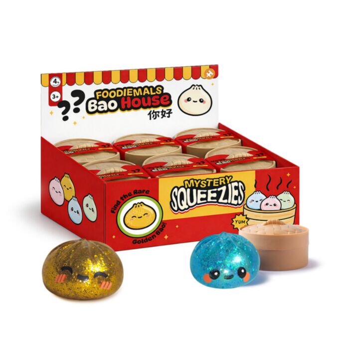 Mystery Foodiemals Bao House Bao Bun Maltose Squeezy Stress Toy Blind Box