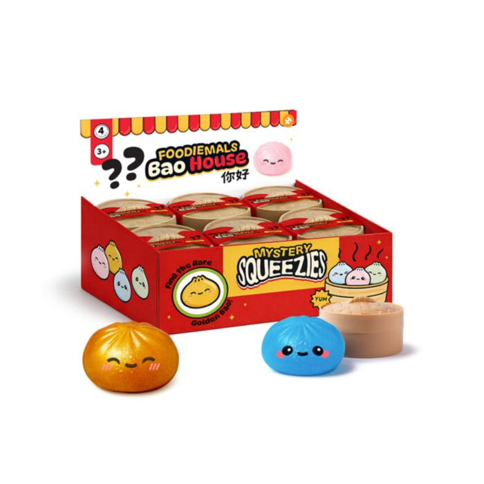 Mystery Foodiemals Bao House Bao Bun Mini Maltose Squeezy Stress Toy Blind Box