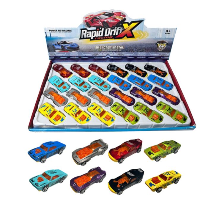 Rapid Drift X Race Car Pull Back Action Toy