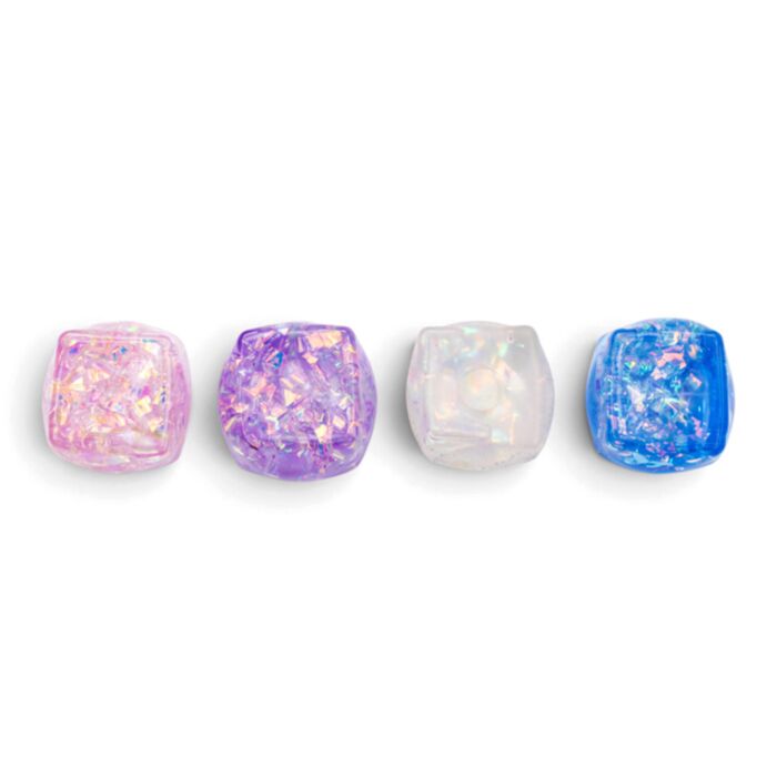 Maltose Squeezy Glitter Cube Stress Toy