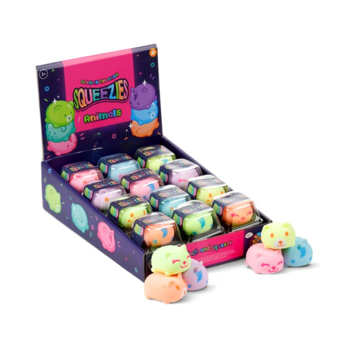 Squeezy Stretchy Glow in The Dark Animal Toy