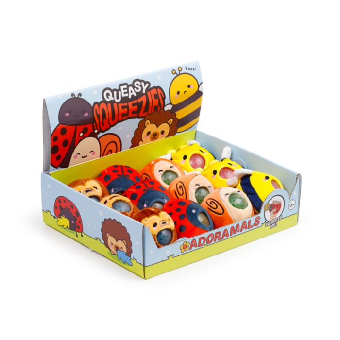 Queasy Squeezies Adoramals Garden Plush Squeezy Toy