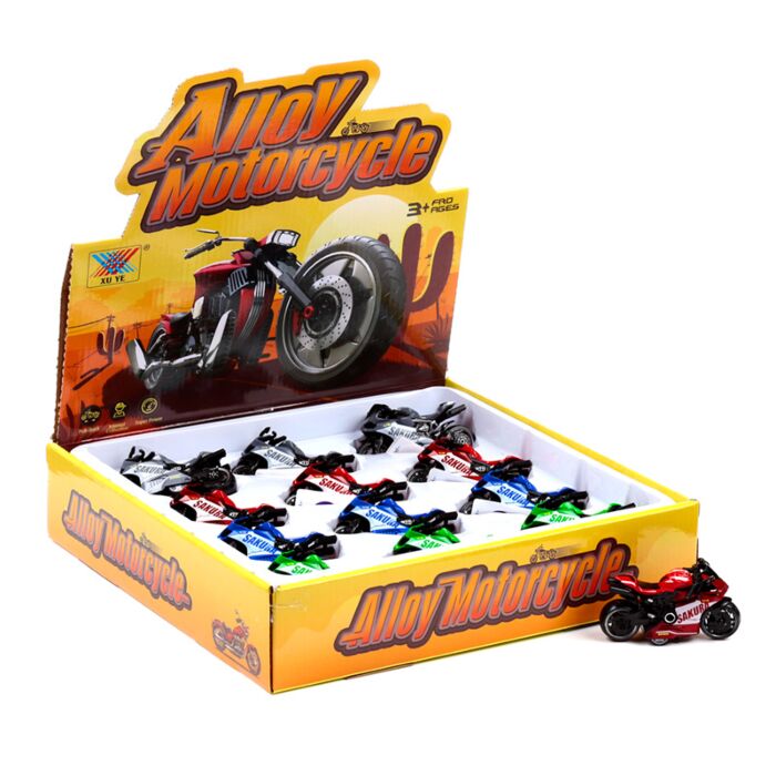 Motorbike Pull Back Action Toy